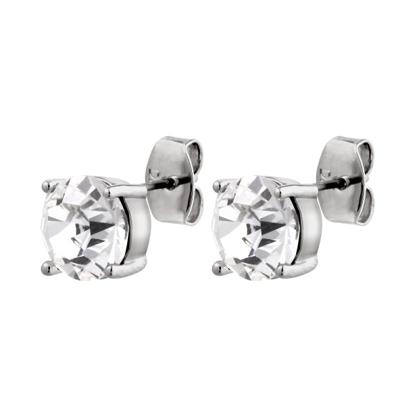 Dyrberg Kern Daze Silver Earrings - Crystal